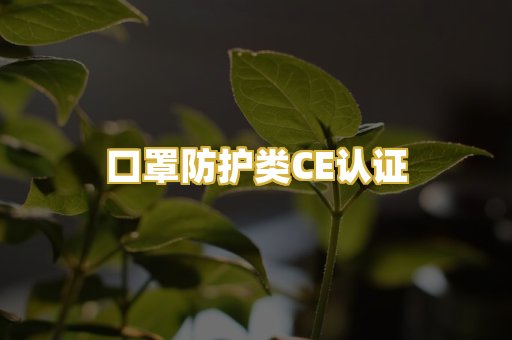口罩防护类CE认证